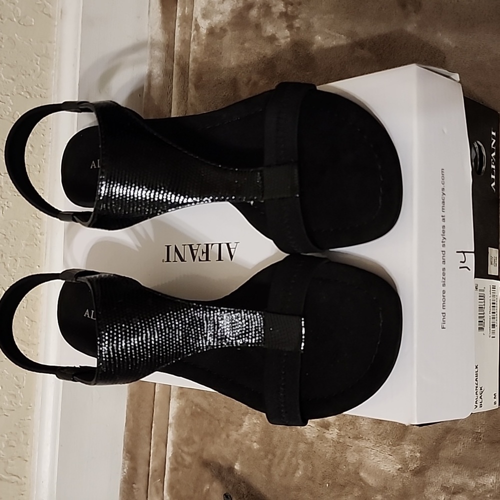 Alfani Black wedge Sandals